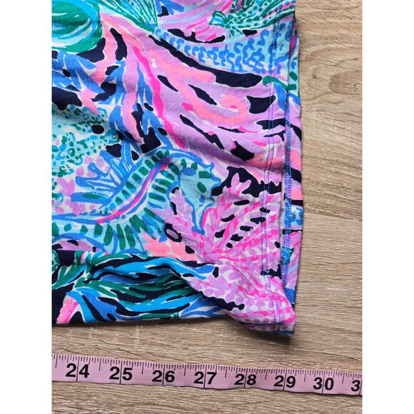 LILLY PULITZER Drawstring Pajama Pants Bringing Mermaid Back High Tide Navy S - Picture 12 of 13